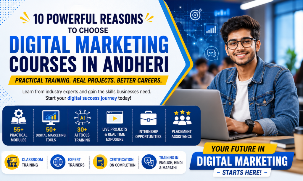 10 Powerful Reasons to Choose DGmark Institute for Digital Marketing Courses in Andheri